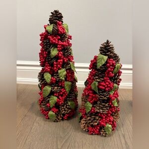 Target brand red Christmas tree decor NWT retail $59ea